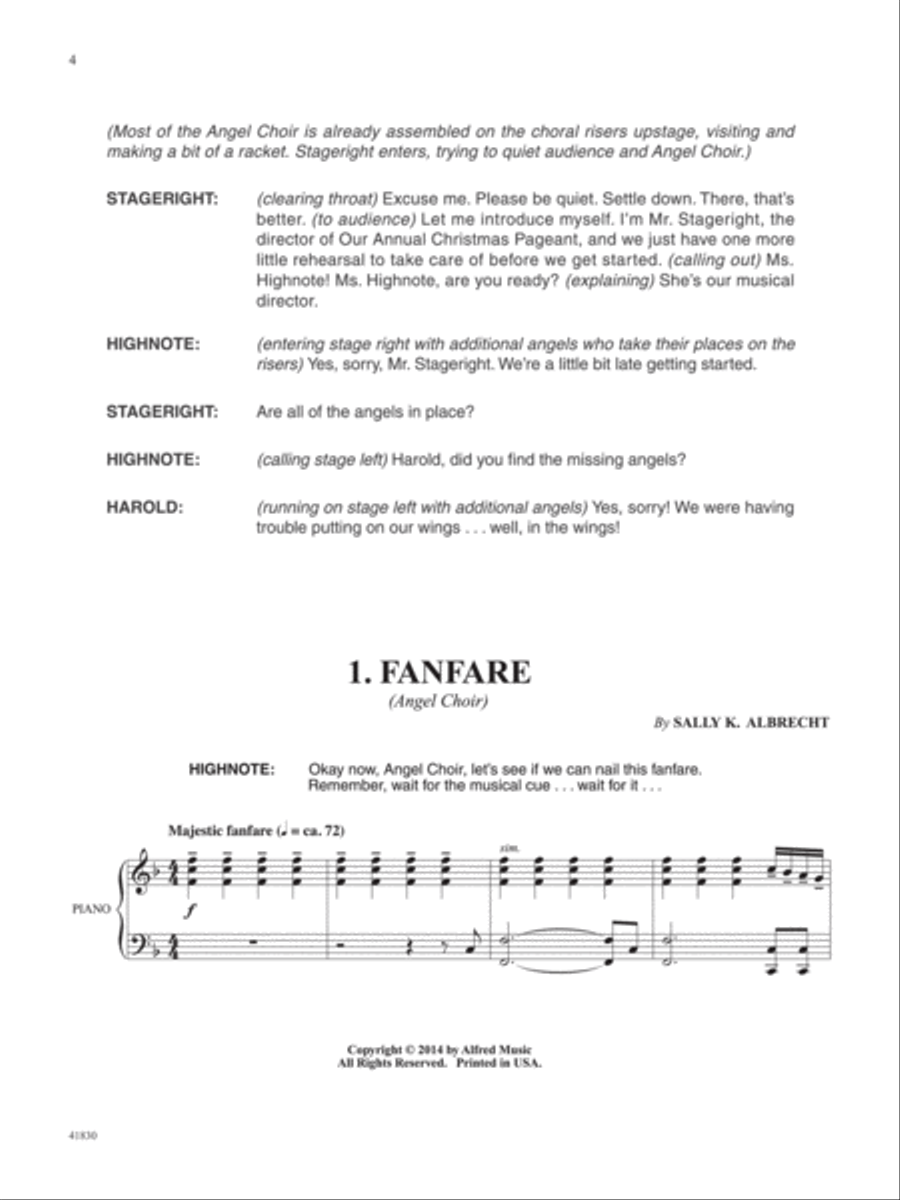 Our Annual Christmas Pageant CD scores gallery preview page 3