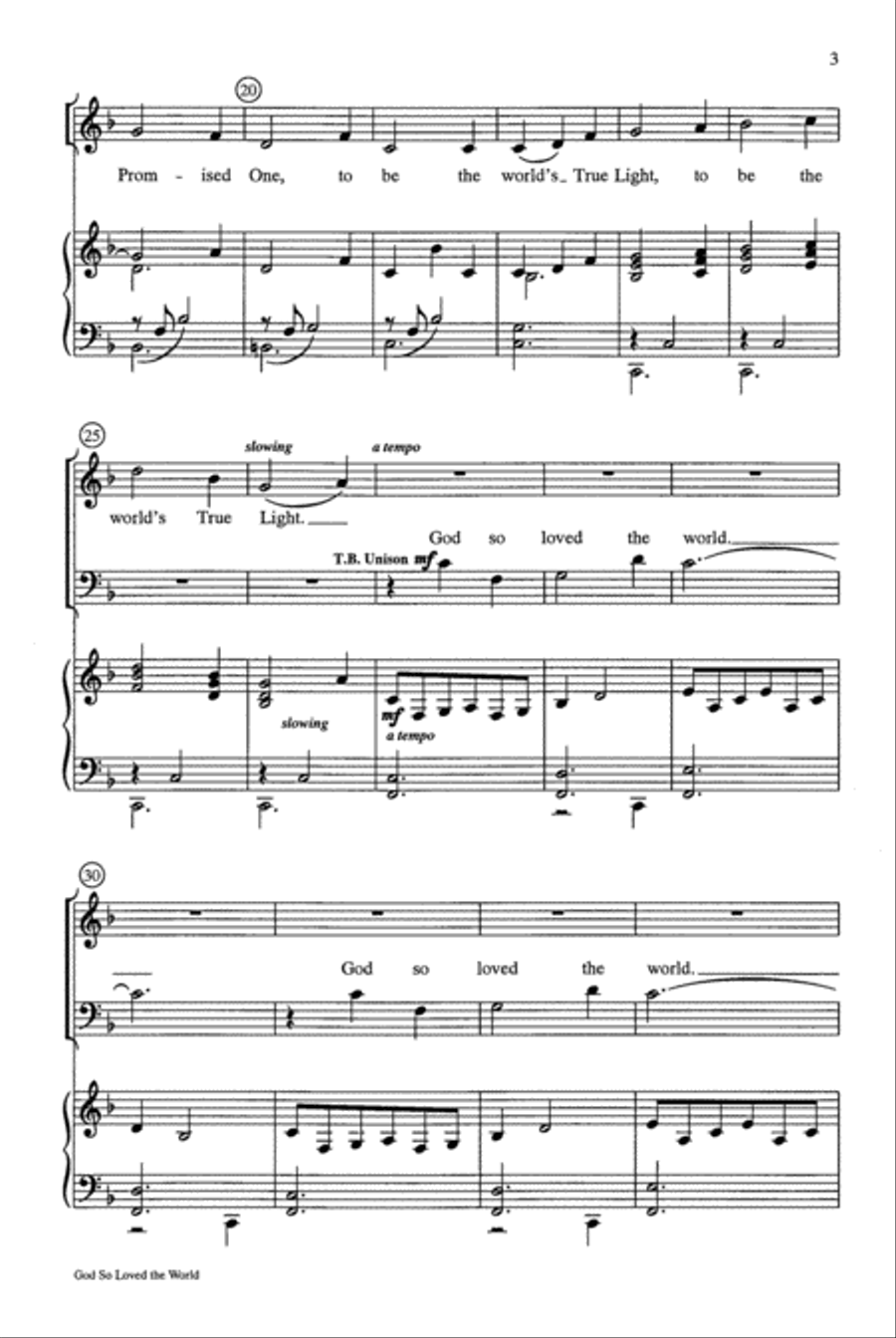 God So Loved the World God So Loved the World 2-Part scores gallery preview page 3