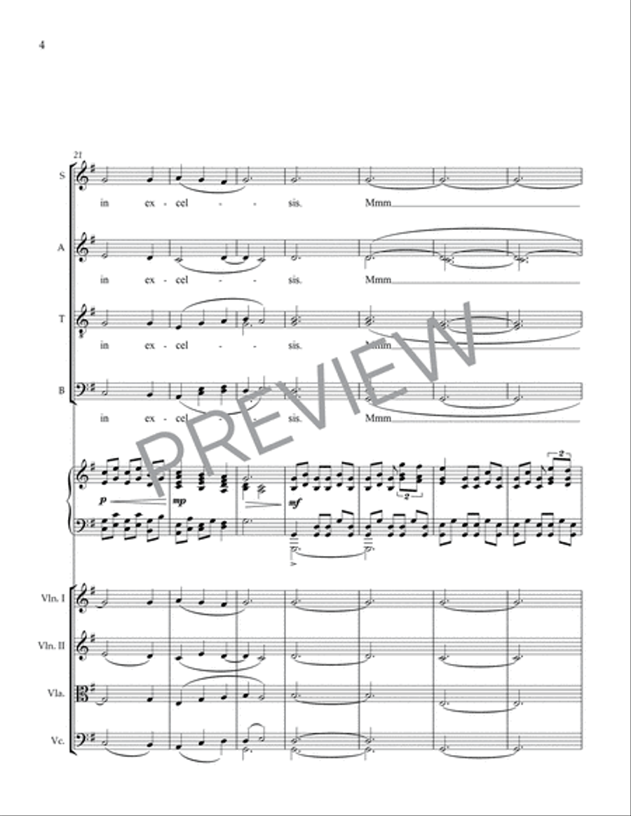 The Ground (Full Score and Instrumental Parts) Choir scores gallery preview page 7