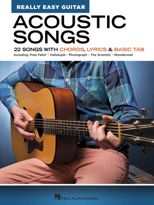 Book cover for Acoustic Songs – Really Easy Guitar Series