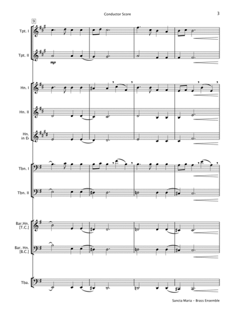 Sancta Maria (Brass Ensemble) image number null