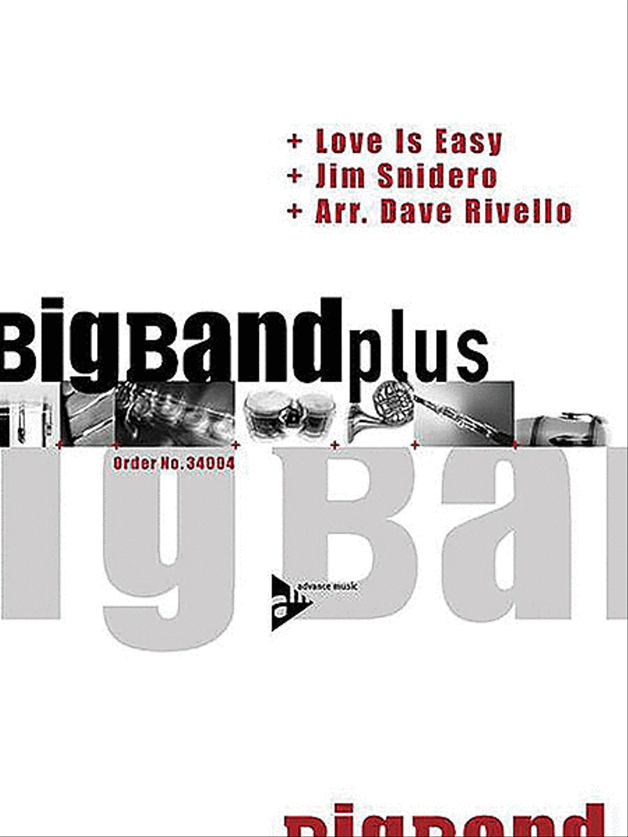 Love Is Easy Big Band scores gallery preview page 1