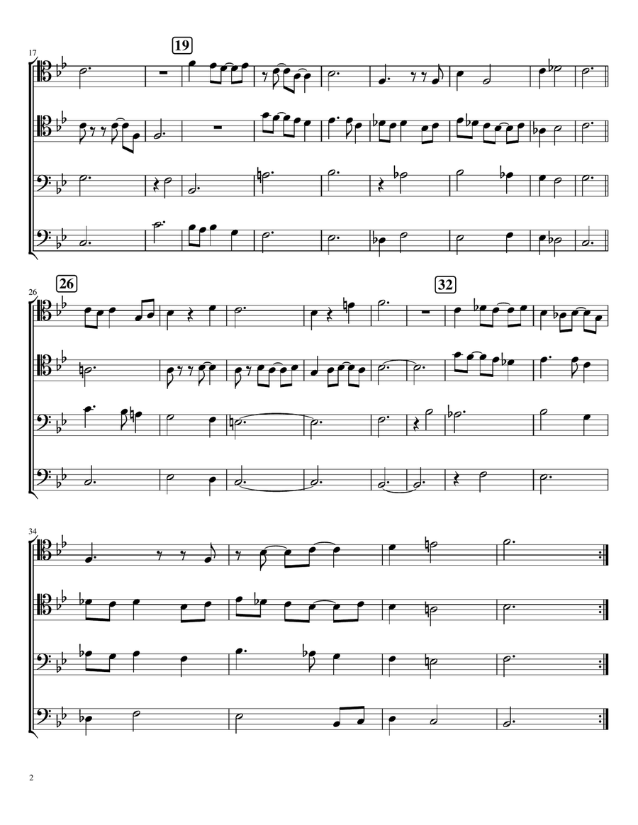 Rose, liz, printemps, verdure Brass Ensemble scores gallery preview page 3