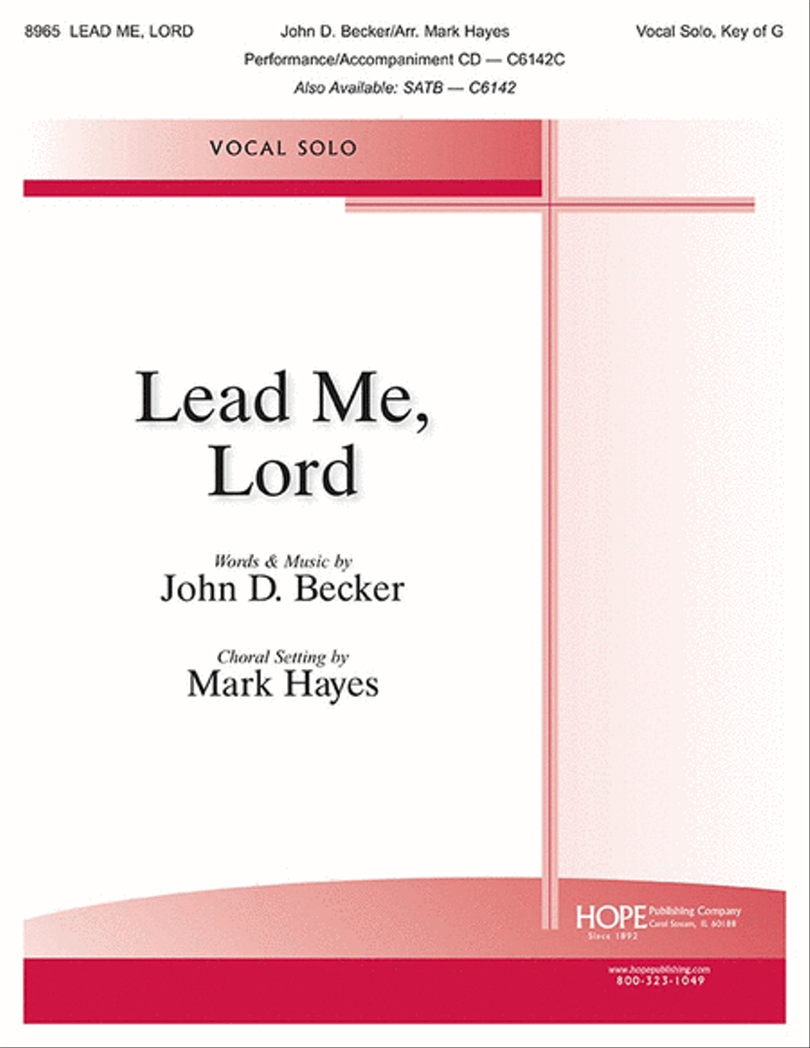 Lead Me, Lord Voice Solo scores gallery preview page 1