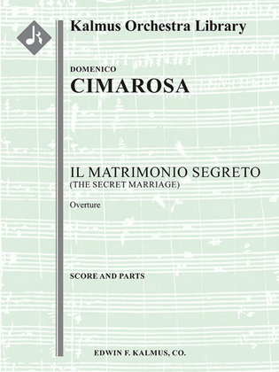 Book cover for Il Matrimonio Segreto (The Secret Marriage): Overture