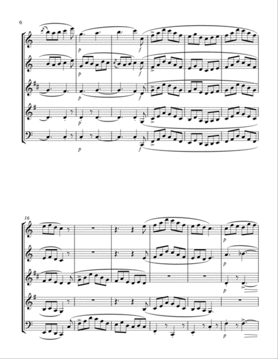 Schumann Collection Woodwind Quintet scores gallery preview page 6