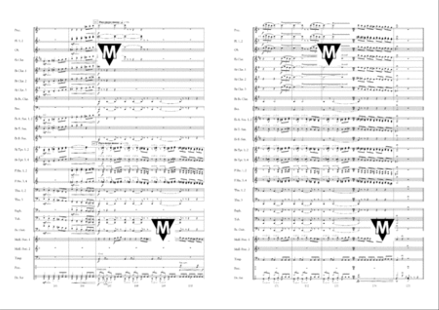 Blue Rondo a la Turk Concert Band scores gallery preview page 17