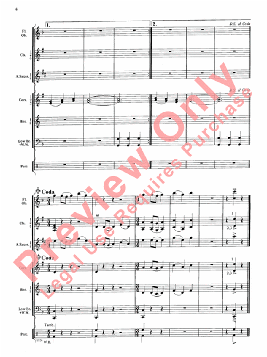 Three Kentucky Sketches Three Kentucky Sketches Concert Band scores gallery preview page 7