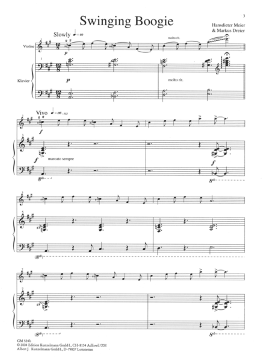 Swinging boogie Flute scores gallery preview page 2