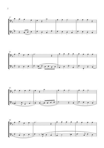 Jingle Bells (for trombone duet, suitable for grades 2-6) image number null