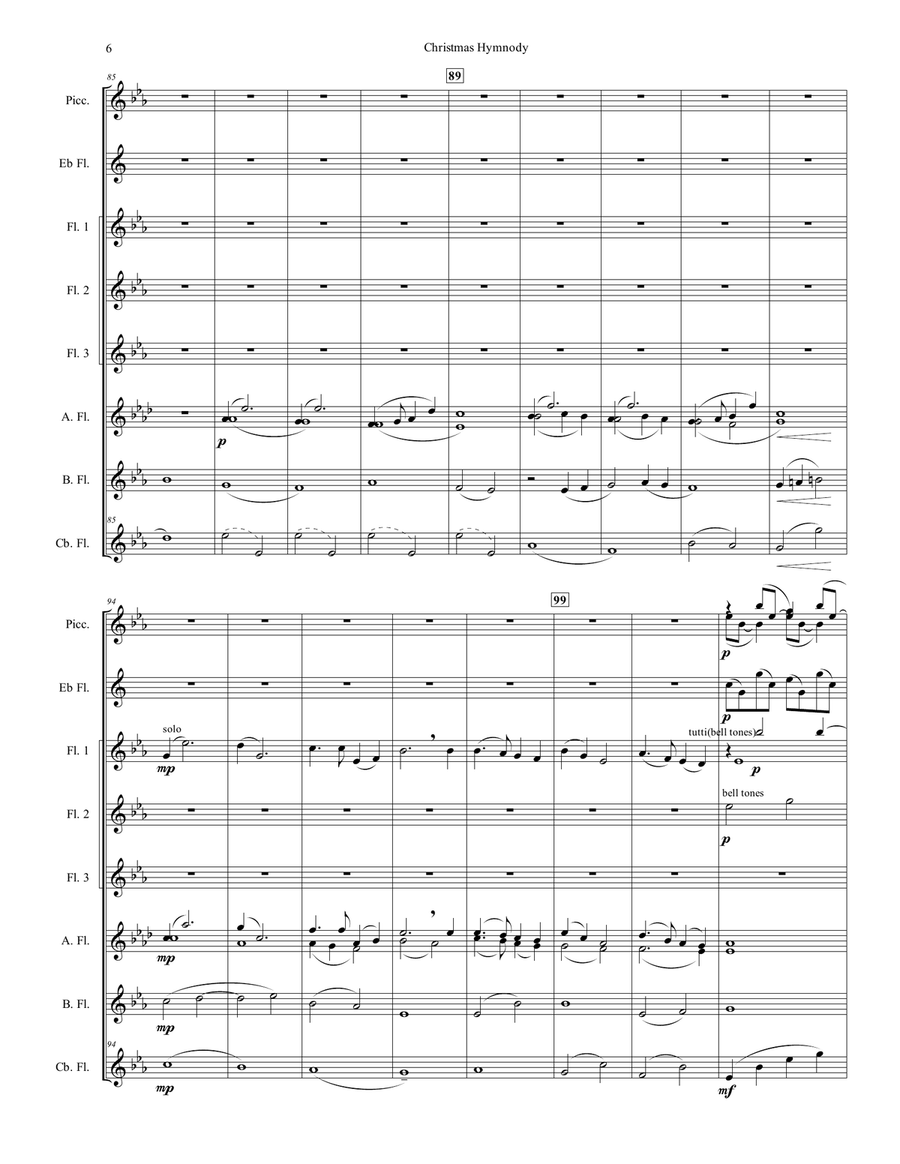 Christmas Hymnody Choir scores gallery preview page 6