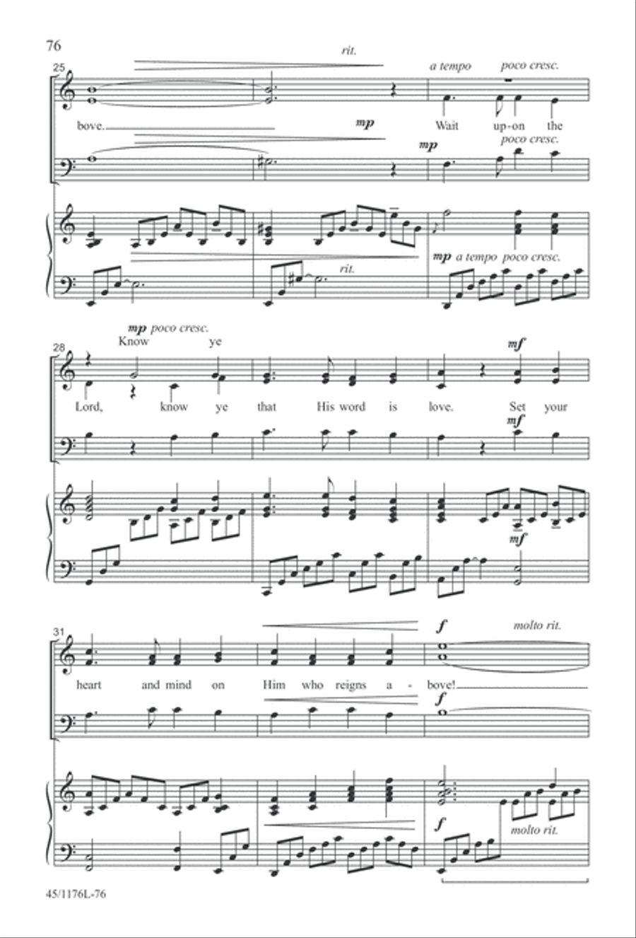 10 More Anthems for about 10 Singers 3-Part scores gallery preview page 76