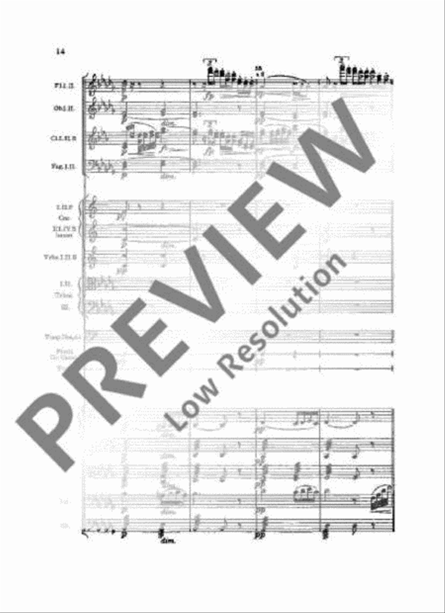 Slavonic Dances Orchestra scores gallery preview page 17