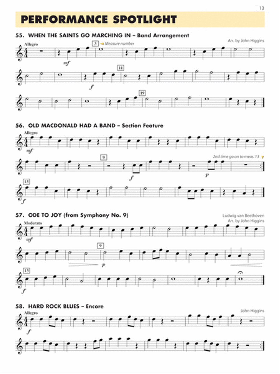 Essential Elements for Band – Bb Tenor Saxophone Book 1 with EEi Concert Band Methods scores gallery preview page 5