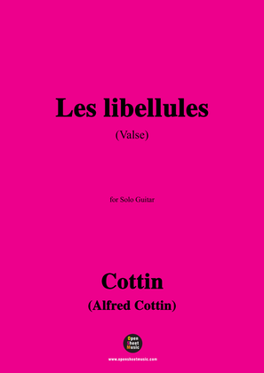 Cottin-Les libellules(Valse),for Guitar