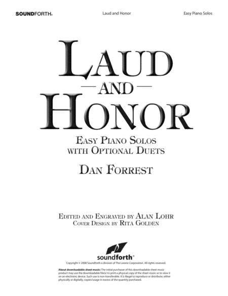 Laud and Honor - Digital Download