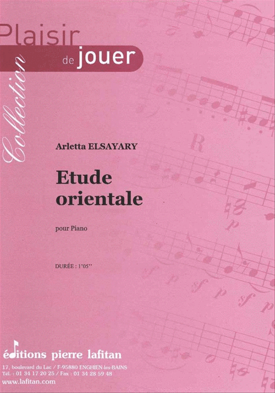 Etude Orientale Piano Method scores gallery preview page 1