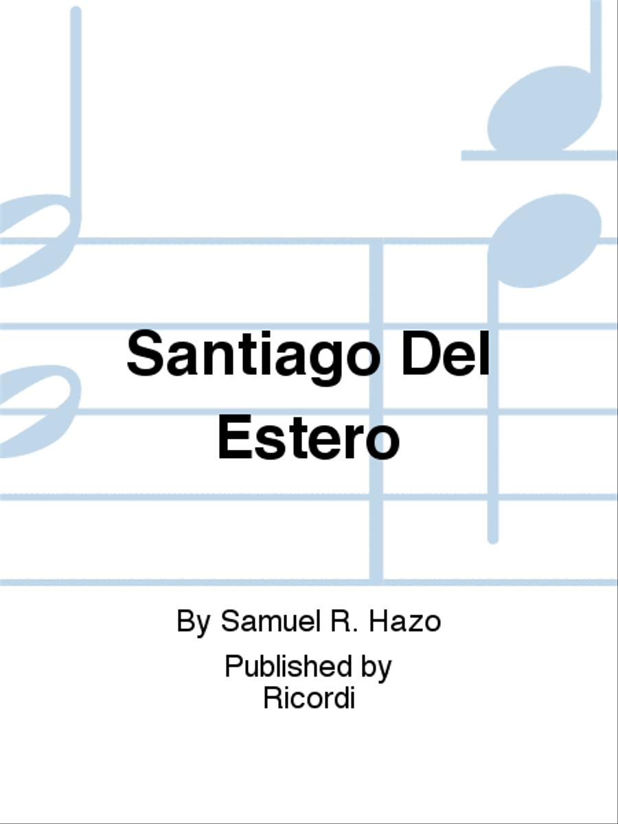 Santiago Del Estero School and Community scores gallery preview page 1