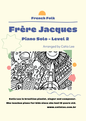 Frère Jacques For Piano Solo