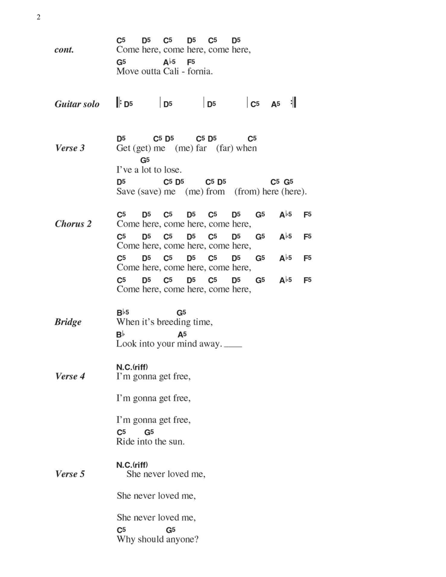 Get Free Acoustic Guitar scores gallery preview page 2