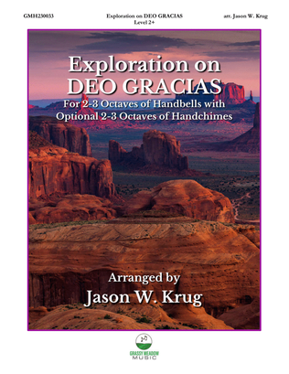 Book cover for Exploration on DEO GRACIAS (for 2-3 octave handbell ensemble) (site license)
