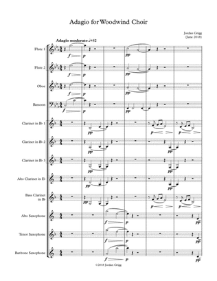 Adagio for Woodwind Choir
