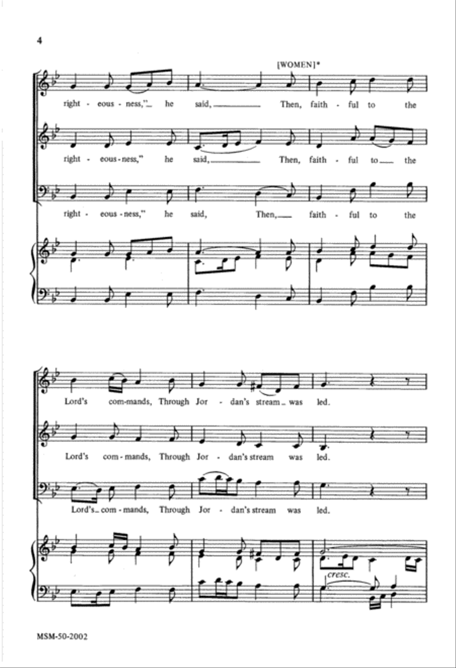 Carol of the Baptism Carol of the Baptism 3-Part scores gallery preview page 4
