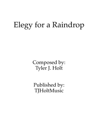 Elegy for a Raindrop, Op. 25