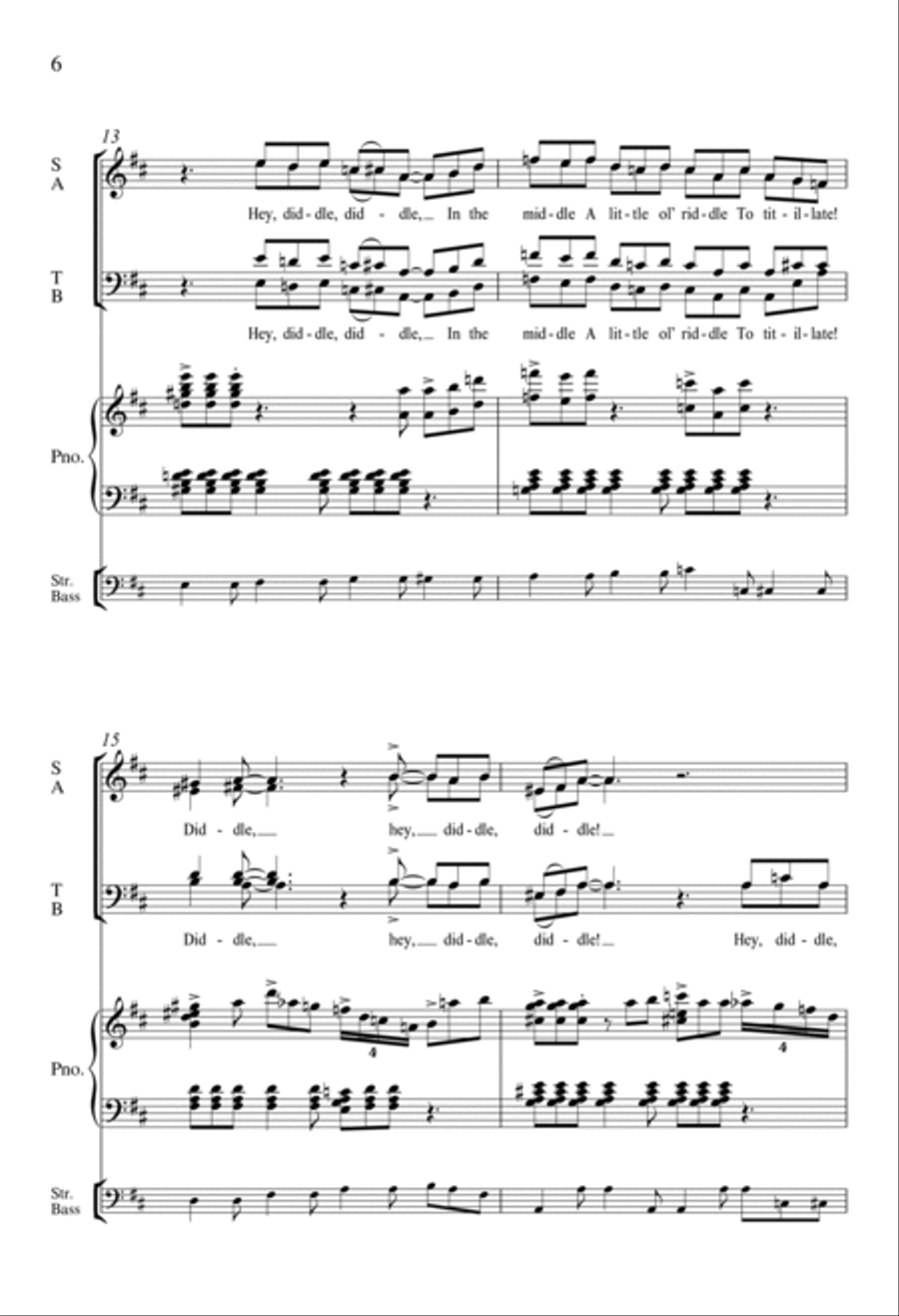 Hey, Diddle, Diddle Divisi scores gallery preview page 5