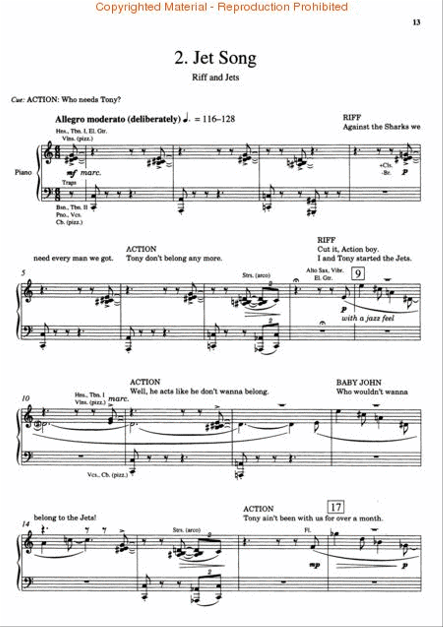 West Side Story Voice scores gallery preview page 2