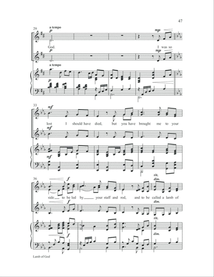 Women in Song 4 Women in Song 4 SSA scores gallery preview page 49