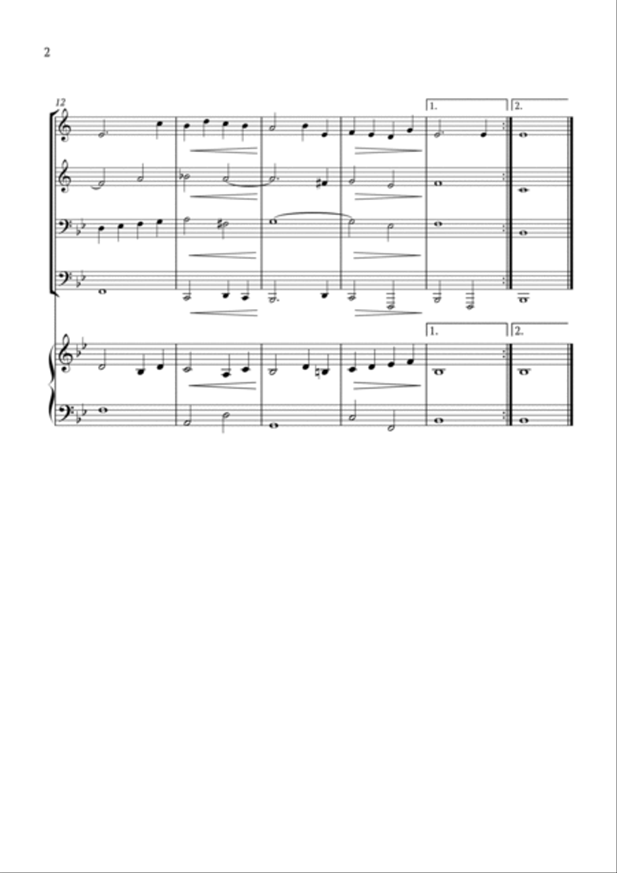 O Sacred Heart, Now Wounded Horn scores gallery preview page 2