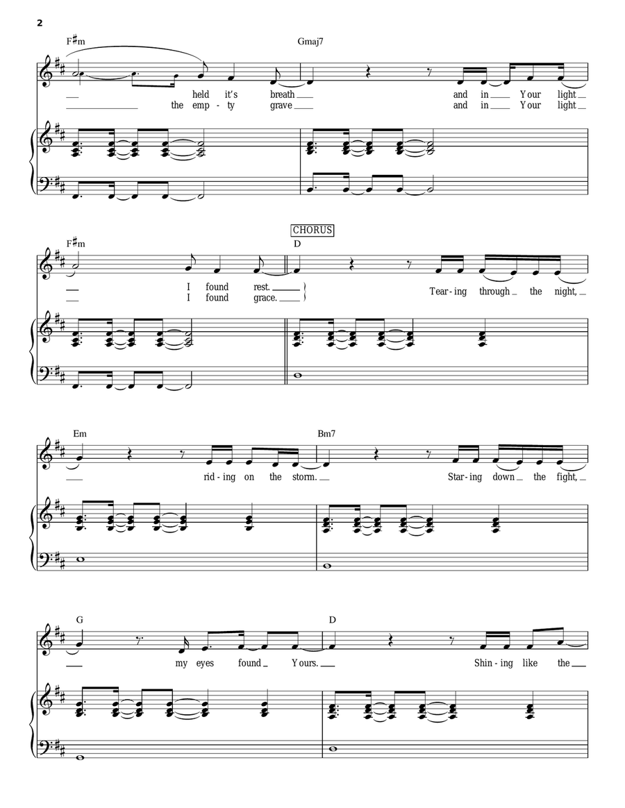 Prince Of Peace Voice scores gallery preview page 2