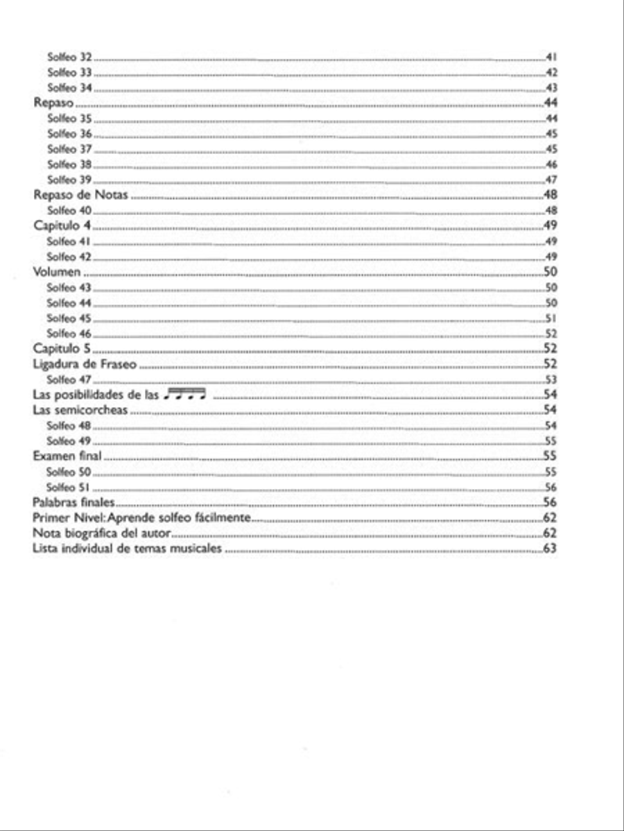 Primer Nivel: Aprende Solfeo Facilmente CD scores gallery preview page 4