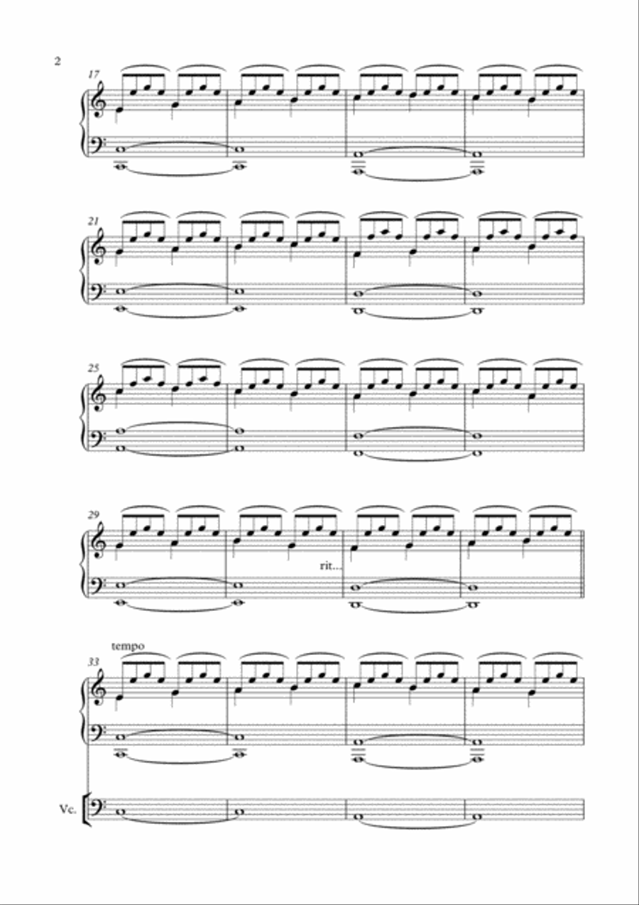La mirada de Lebelle La mirada de Lebelle Piano Trio scores gallery preview page 2