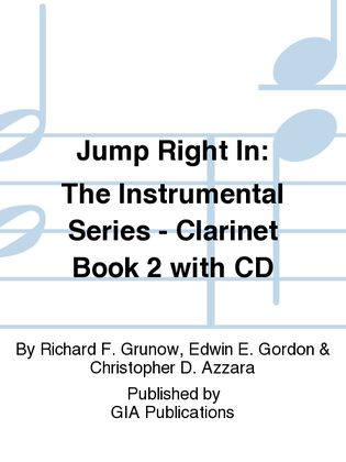 Book cover for Jump Right In: Student Book 2 - Clarinet (Book with CD)