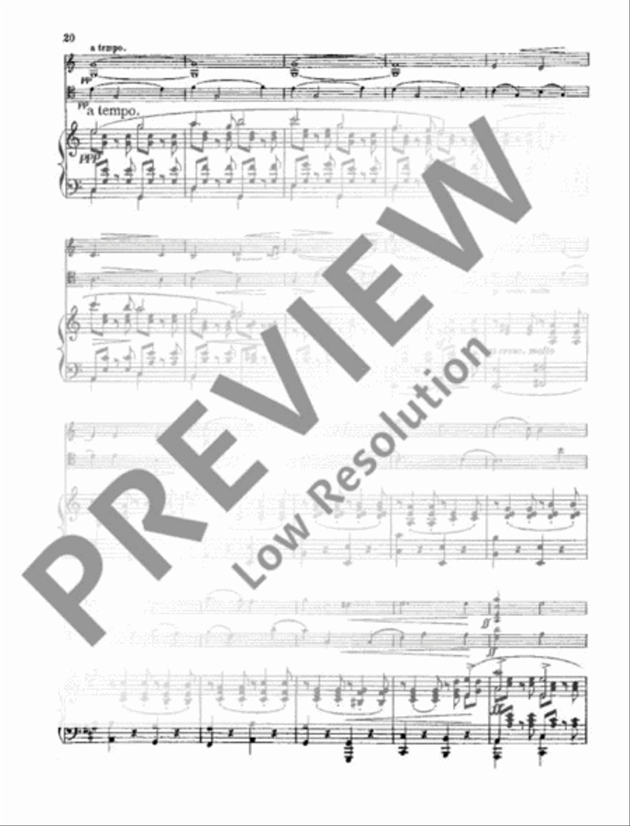 Four Pieces as a trio Four Pieces as a trio Piano Trio scores gallery preview page 21