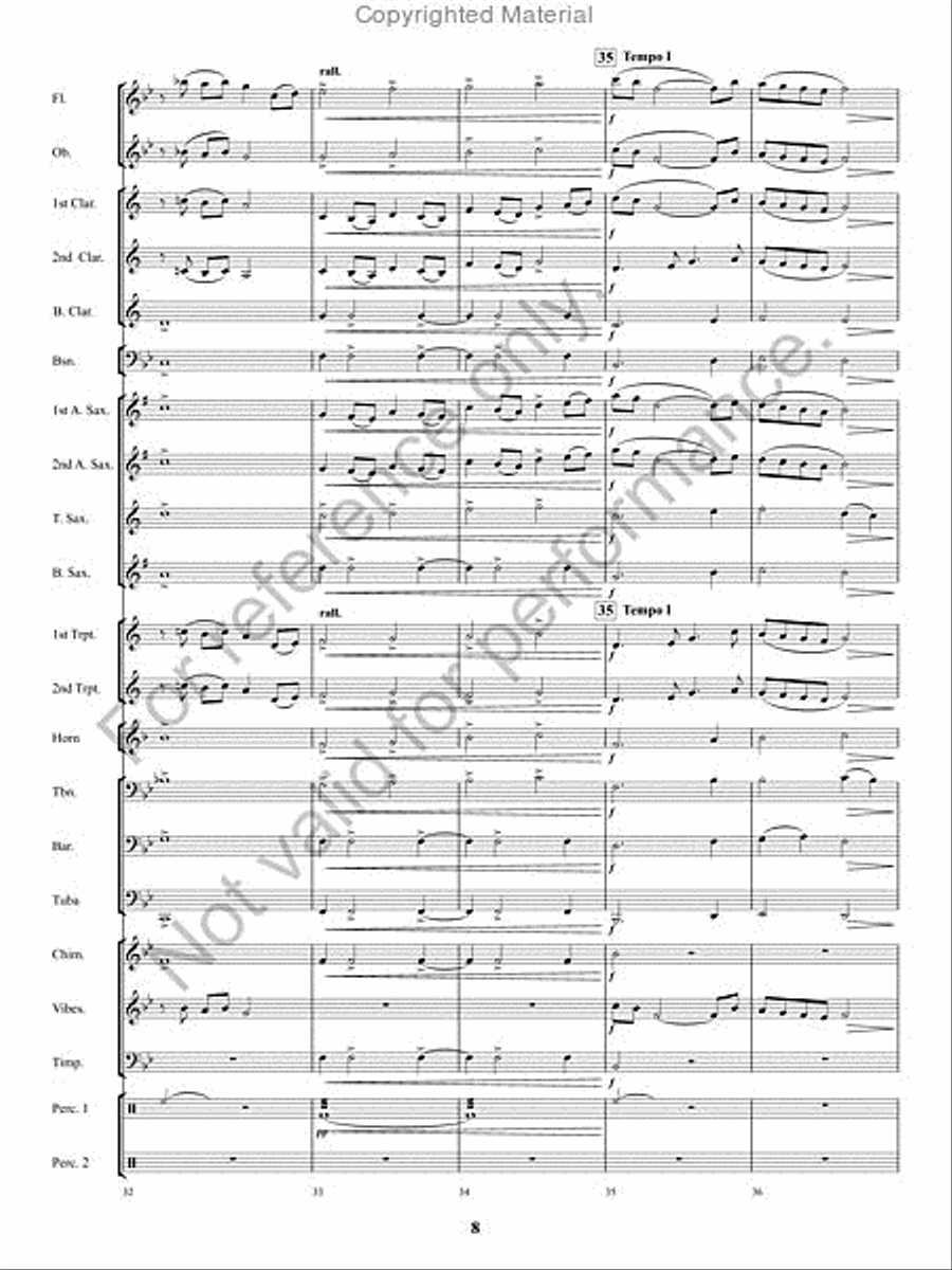 A Spirit Eternal Concert Band scores gallery preview page 7