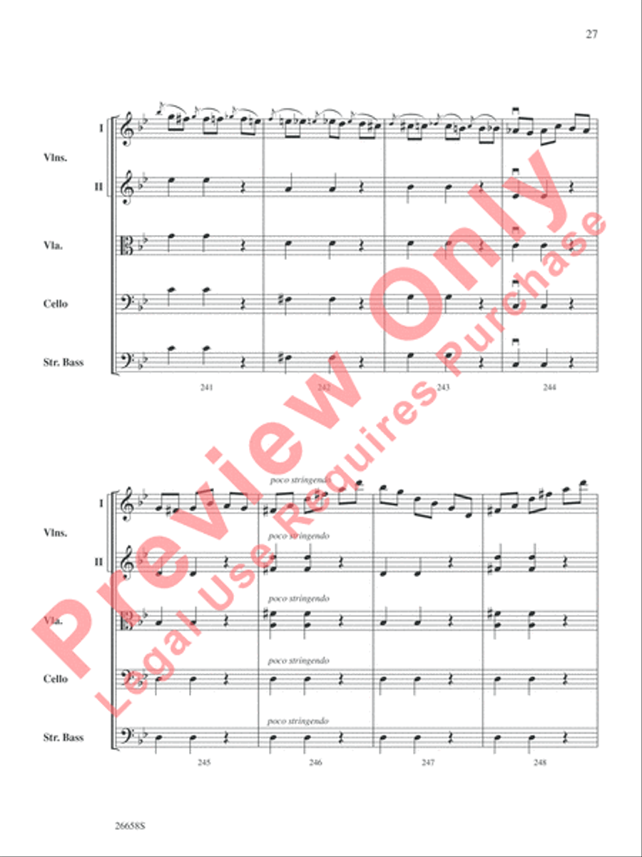 Halloween Spooktacular String Orchestra scores gallery preview page 28