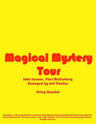 Book cover for Magical Mystery Tour