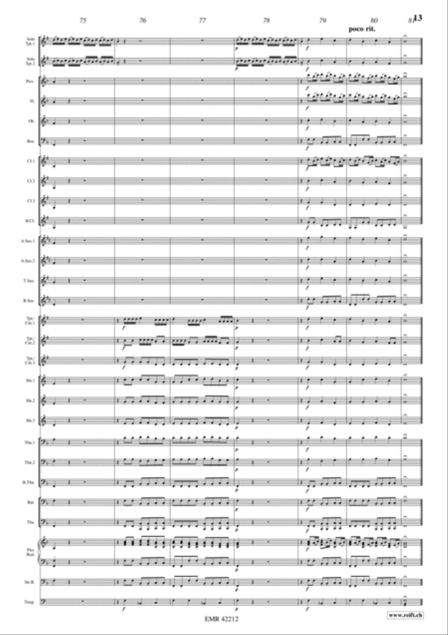 Concerto Concert Band scores gallery preview page 13
