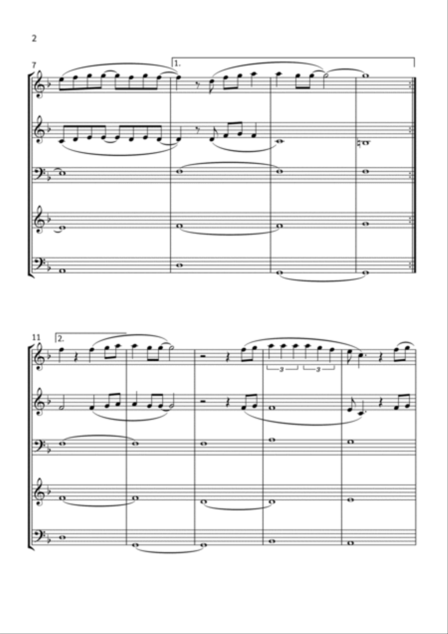 Part Of Your World (reprise) Horn scores gallery preview page 2