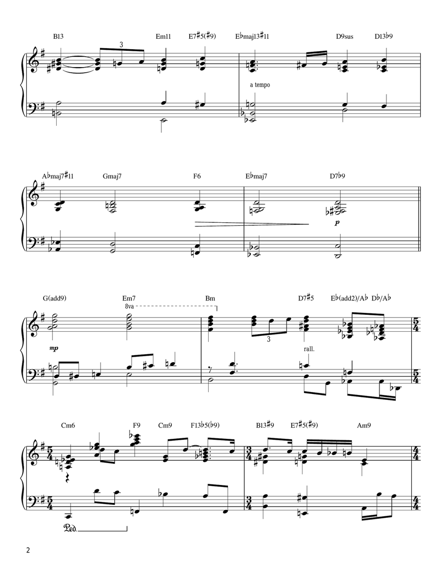 Over The Rainbow Piano scores gallery preview page 2