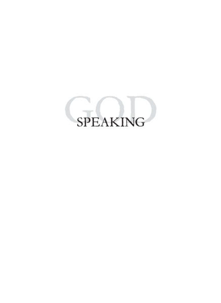 God Speaking
