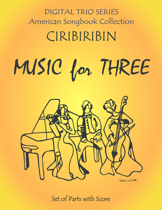Book cover for Ciribiribin for String Trio- Violin, Violin, Cello
