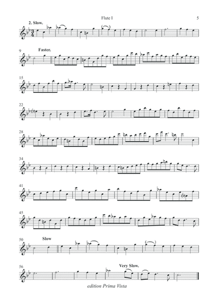 Mr. Morgan Sonata for 2 flutes & a Bass, Parts