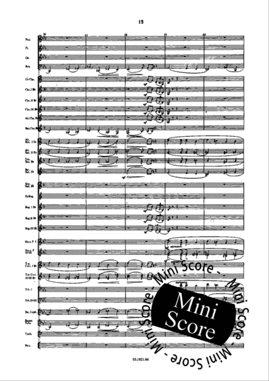 Marche Nuptiale Concert Band scores gallery preview page 14