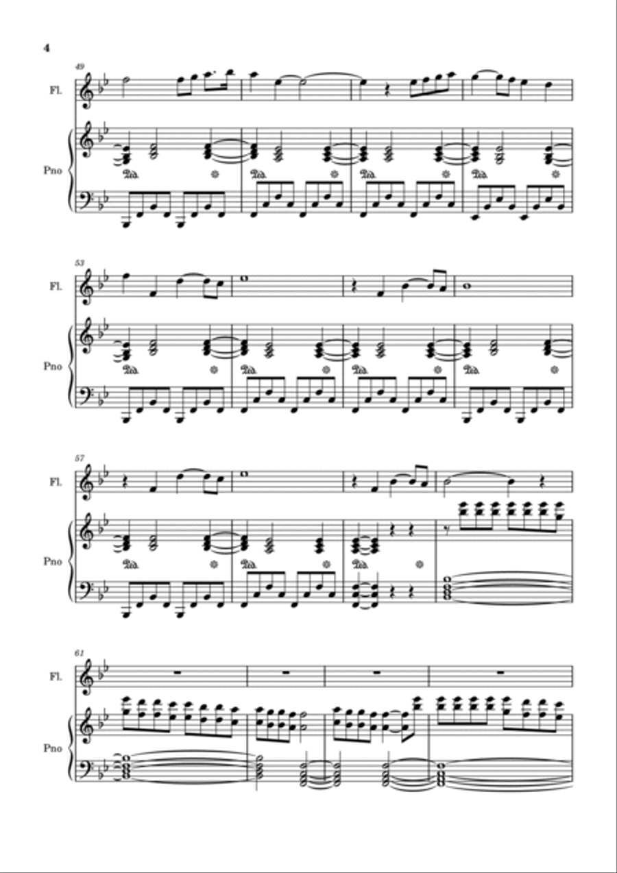 I Have A Dream Flute Solo scores gallery preview page 4