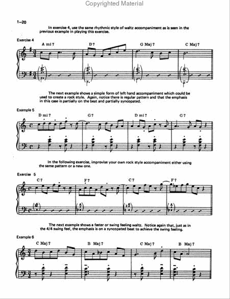 Jazz Improvisation for Keyboard Players, Book 1 Piano Method scores gallery preview page 4