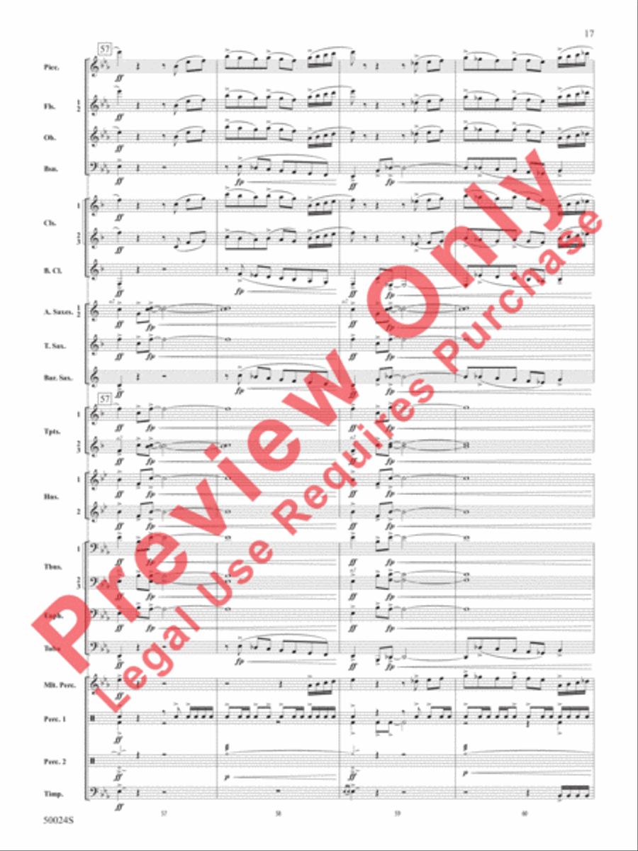 A Beacon of Light A Beacon of Light Concert Band scores gallery preview page 18